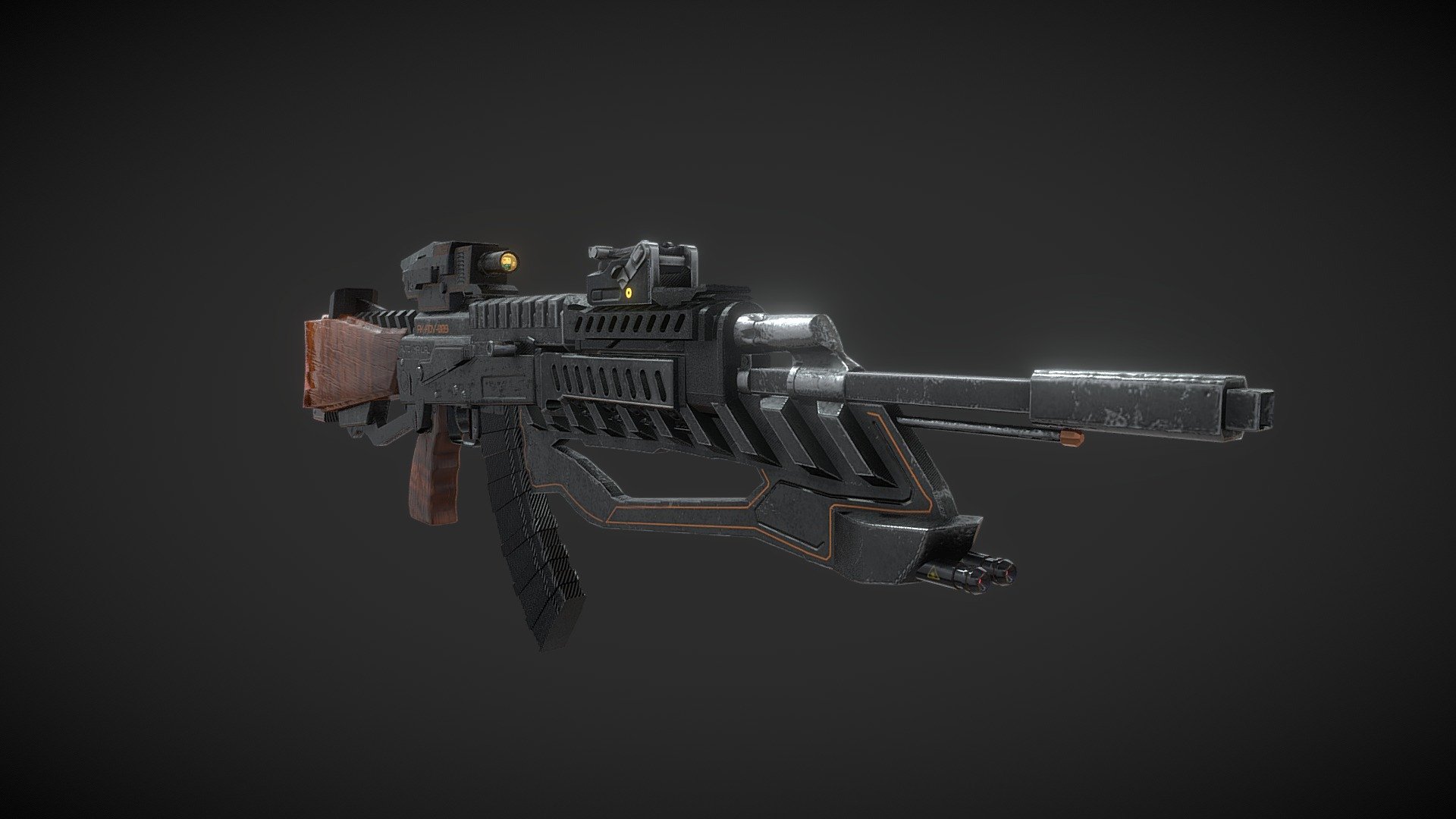 AK47 -Advanced Tactical Weaponary  For Games
Weapon Description:- AK-47 ADVANCED TACTICAL
WEAPON Model Numer : AK ADV 009
SCOPE : Combat Ready Scope
SCOPE Field: N/A
LCD Dsiplay : Counter Clock / Ammunition Display
Granade Launcher : N/A
Manufacturer: 3D World Weapon


Designed By : Vijayasarathi
Mid  Poly Model With 2K Texture / Single Layout UV For Game Integration / film production , Geometries are seperable Materials and Textures
Meshes can be seperated and rigged according to your requirements of your projects
Shoulder Rest Handle Can Be Hidden To Reveald Diffrent design
This AK-47-Advanced  Can Be can be used FPS/TPS Style Games (Ease of USe) and for Sci- Fi Movie Production
Clients and customers who uses this model for your work of art please give your valuable Review and inputs Note : Scopes and Accessories Available on Request.

Please Give Your Valuable Feedback AfterPurchase Which Will Help ! don’t forget to give your ratings and hit those stars would really appriciate it thanks in advance 3d model
