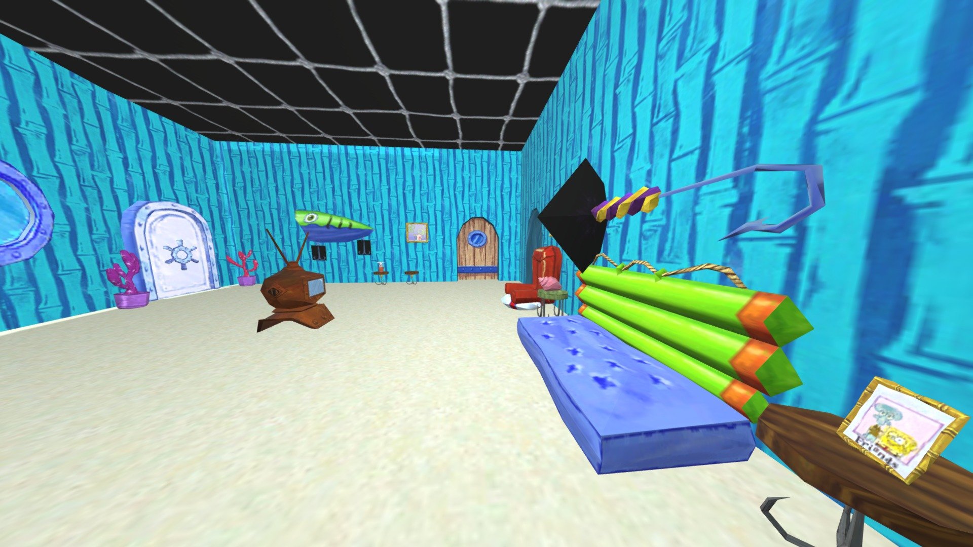spongebob battle for bkini bottom - Spongebob's House bfbb gamecube - Download Free 3D model by romyblox1234 3d model