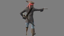 Pirate charactermodel, characterdesign-charactermodeling, pirate-pirates