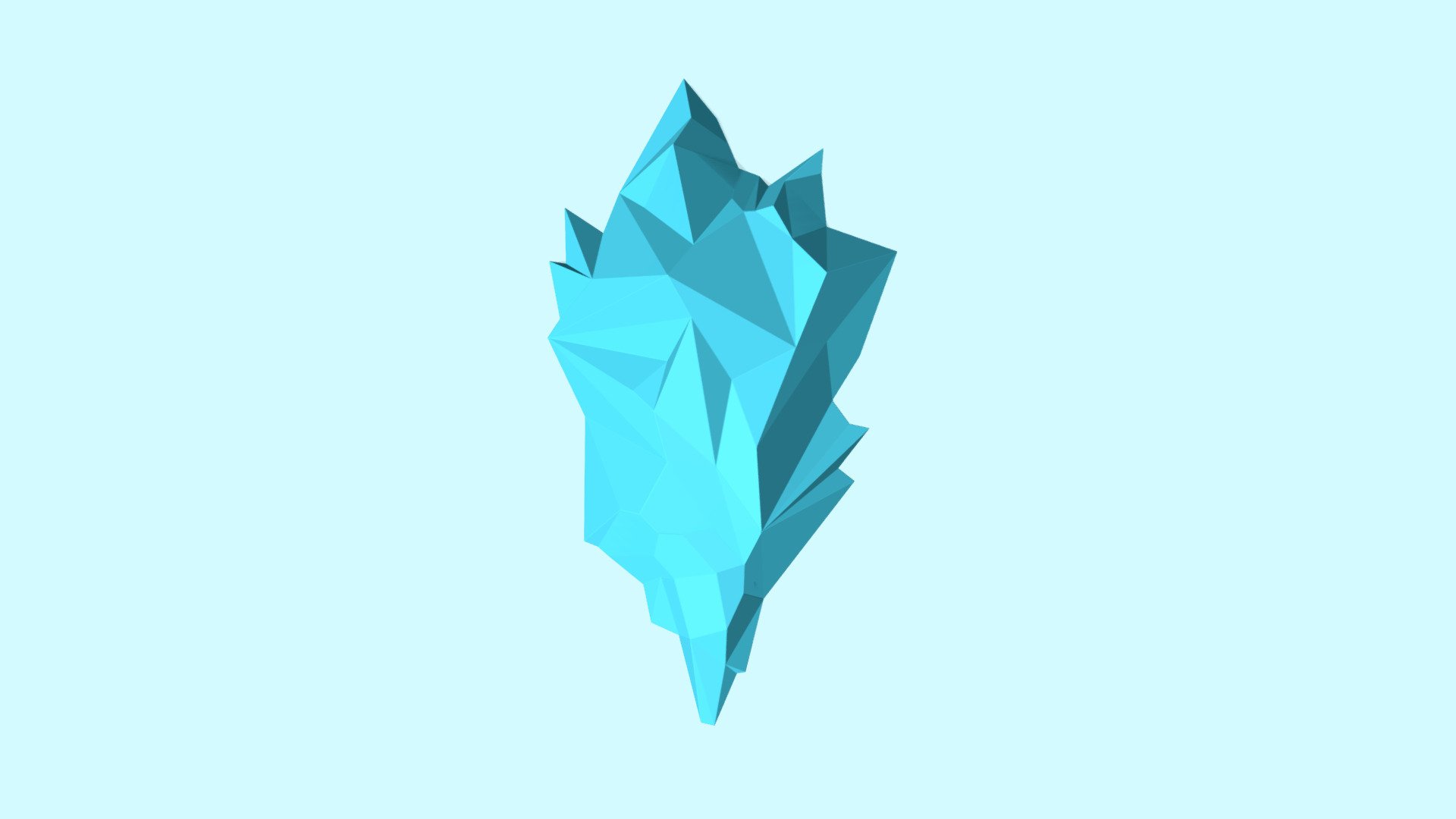 Models of mirrored Crystal Halves (only one is seen in inspect window, the other is a separate model). The model was designed for both; 3D rendering and 3D print.

Use just one half as a standalone object or combine them to create a complete crystal.

Polygons/Vertices:




Low Poly: 175/148 (one Crystal Half)

High Poly: 1,067/1,040 (one Crystal Half)

Available File variants:




BLEND (Low Poly + High Poly/Beveled)

OBJ (Low Poly + High Poly/Beveled)

STL (Solid mesh ready for print)
 - Crystal Halves - Buy Royalty Free 3D model by Render at Night (@Render_at_Night) 3d model