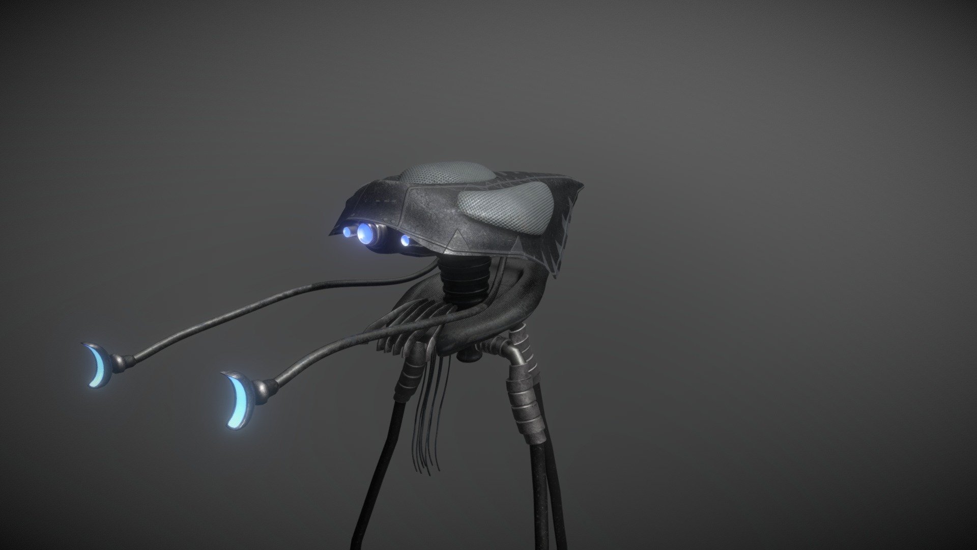 Ive really enjoyed making this project - Tripod, War of the worlds(2005) - 3D model by Bow14 3d model