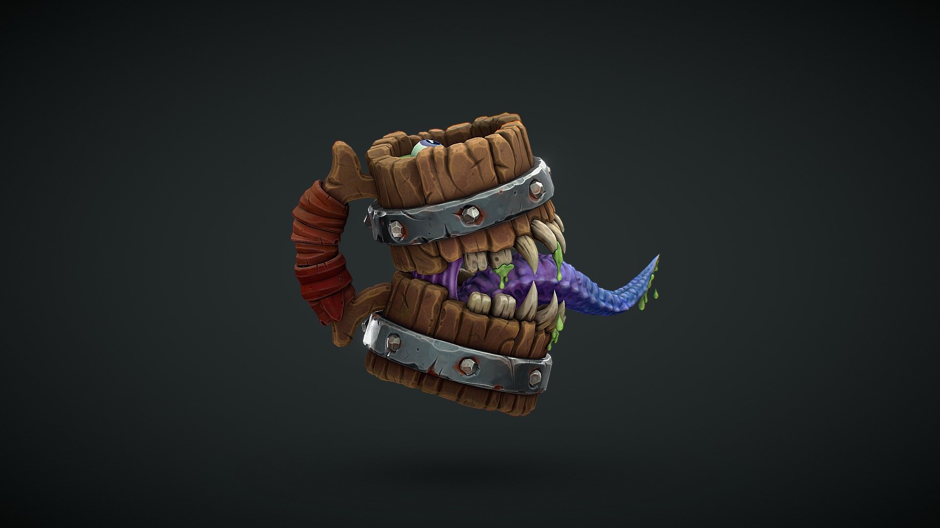 Modelled in blender, sculpted in zbrush and textured in substance painter.

polycount (in tris): 19,152 - Mimic mug - 3D model by Kamien (@Kamien37) 3d model