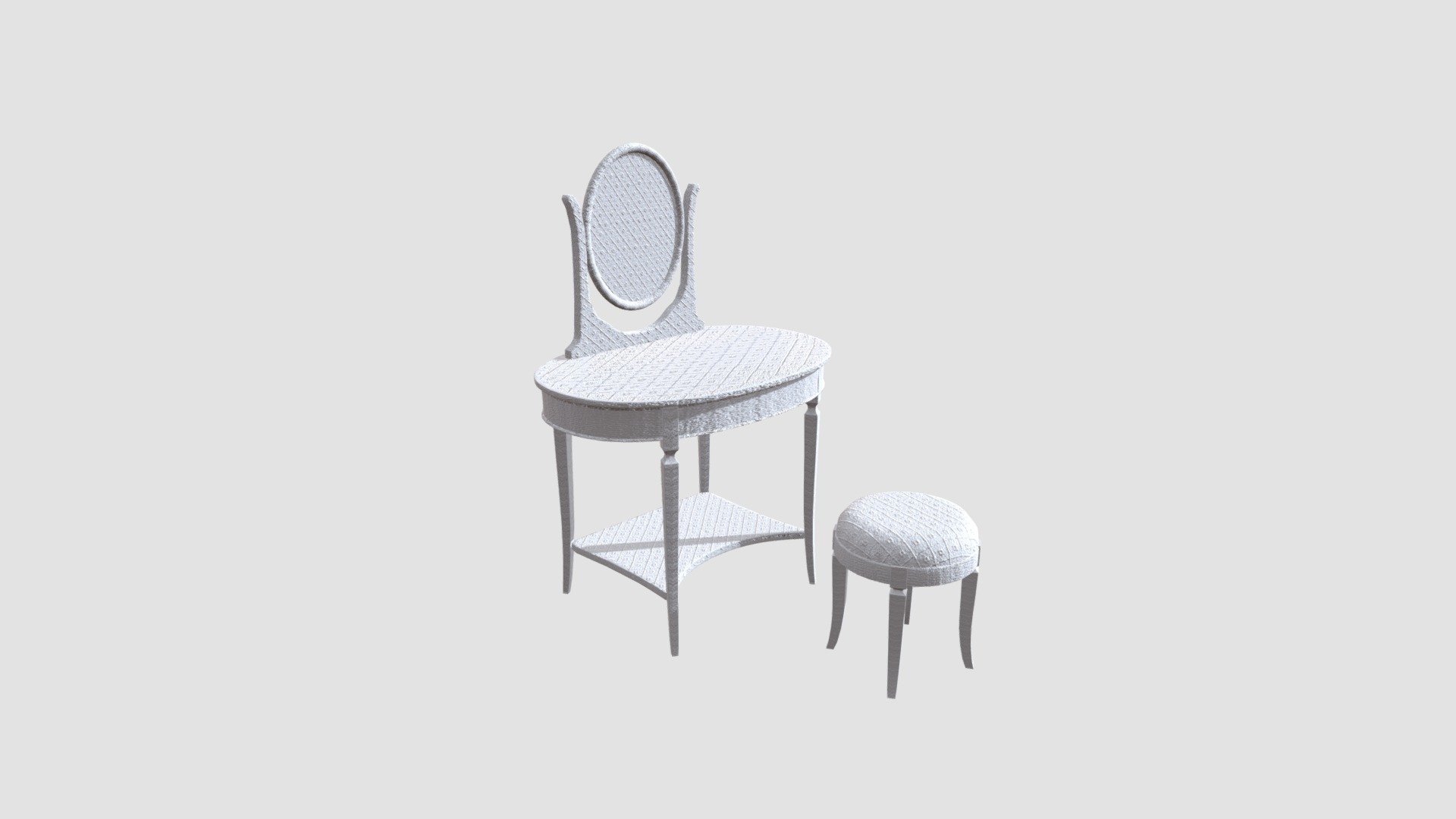 High detailed model of classic furniture with all textures, shaders and materials. It is ready to use, just put it into your scene 3d model