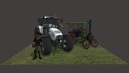 A Modern Agricultural Worker-944 tractor, farming, 6tmd-modeling, farming_in_the_past, lesches-en-diois
