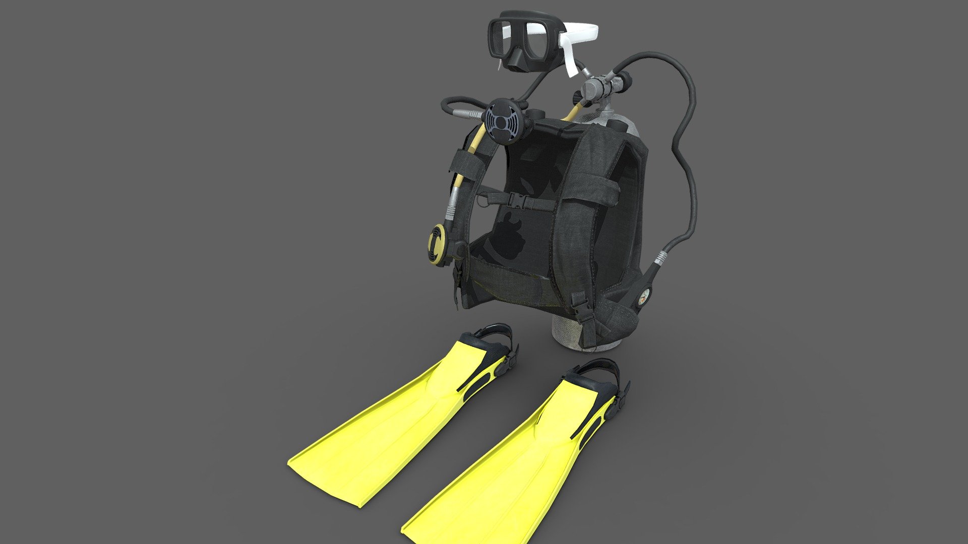 DIVING EQUIPMENT

File




Blender 3.6

USDz

FBX

OBJ

GLTF

7 PBR Materials

38 Textures - 4k.png - PBR Textures (Color, Roughness, Metallic, Normal, Specular, AO)

VIDEO : https://youtu.be/OS6CGxoBtEI

If you need any help with the model, do not hesitate to contact us so that we can give you support 3d model