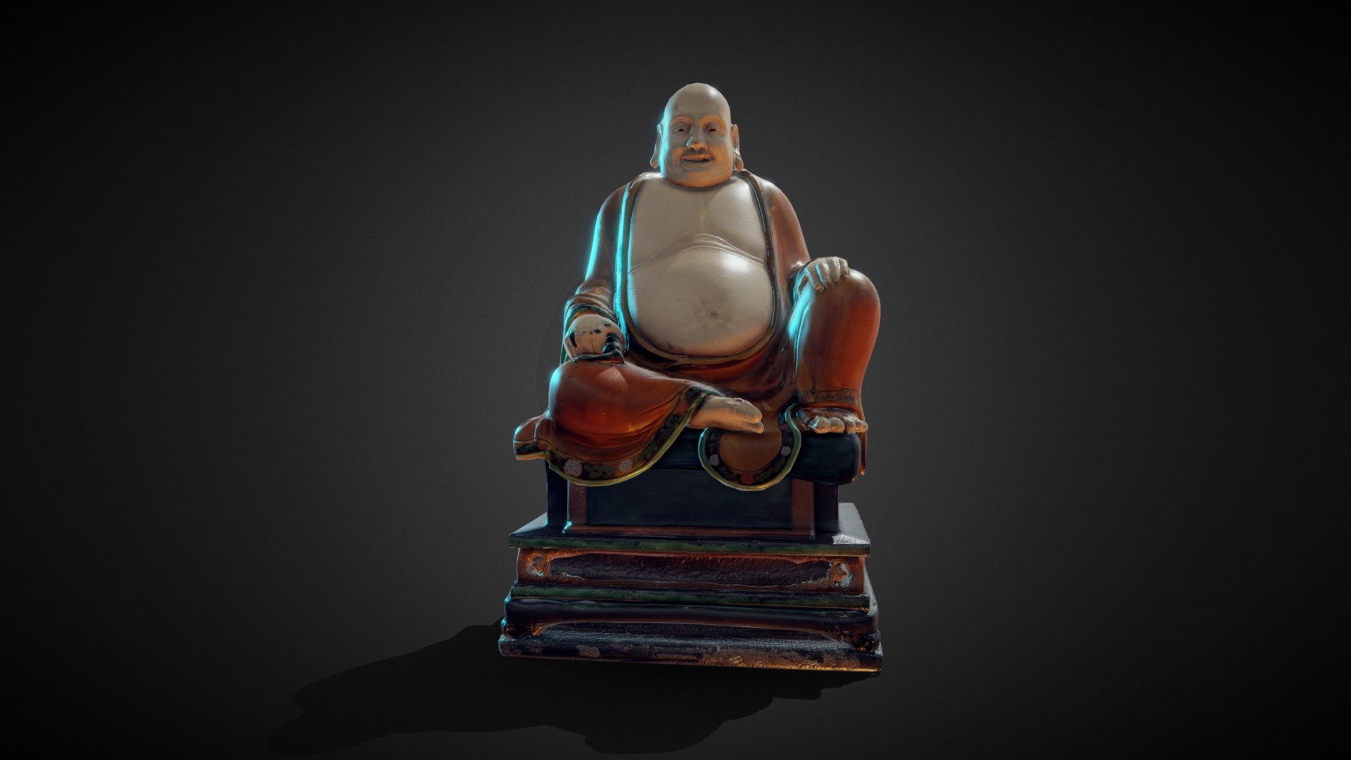 Buddha 3D ASSET ready for games 3d model