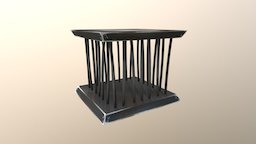 Cage cage, handpainted, cartoon, 3d, photoshop, 3dsmax