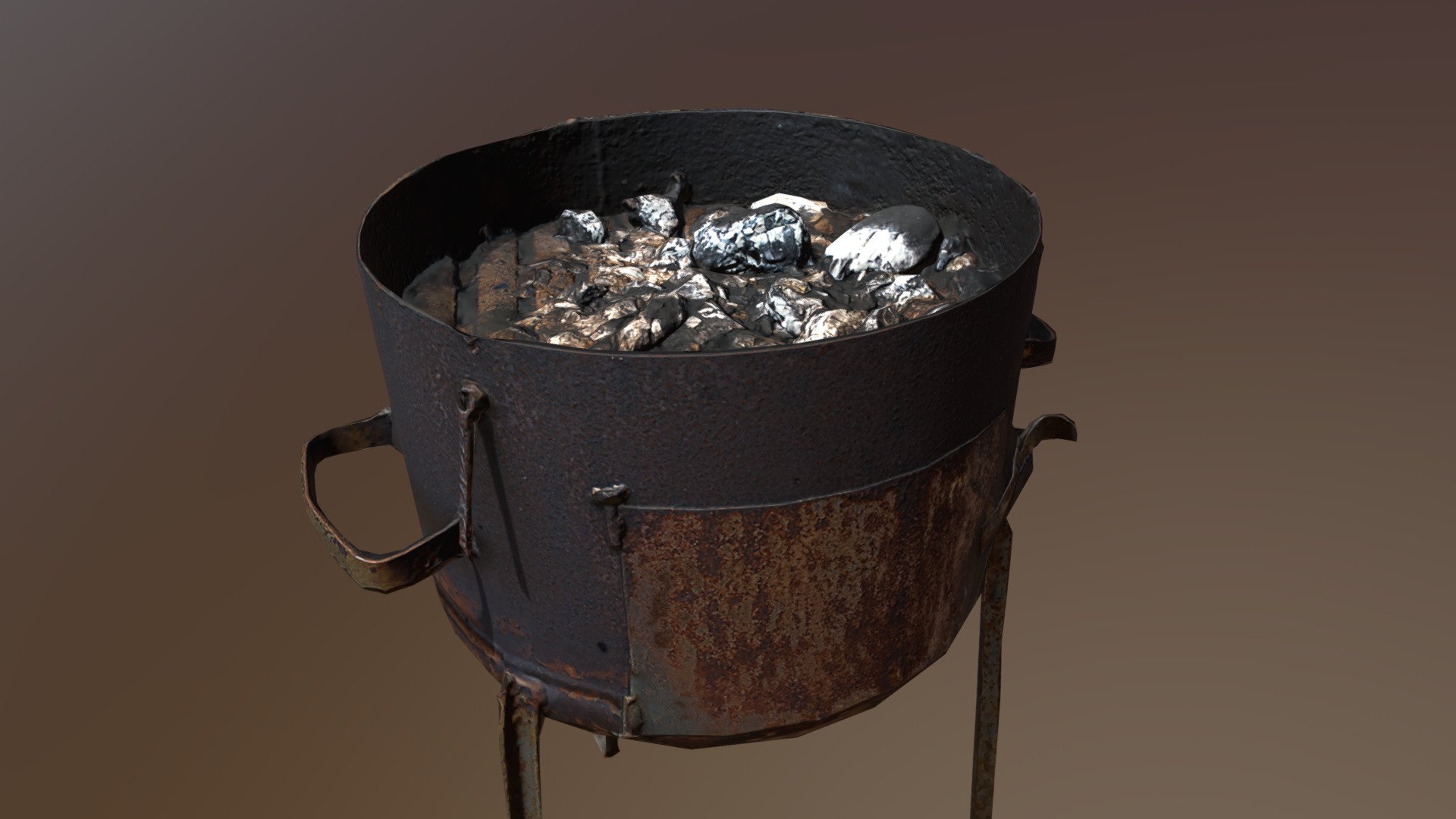 Barbecue BBQ photoscan model. 360 Degrees, decimated, cleaned, UV’ed &amp; PBR Textured.
Texture Set


2048x2048 / PNG
Albedo (Diffuse) / Roughness / Metallic / Normal / Ambient Occlusion

Vertex Count


3k Vertices 

Additional information


Real World Scale
Z up
Free of all legal issues as all branding and labels are adjusted.

Additional files


None

Disclaimer
If you need any support or assistance, or have feedback/questions, you can comment below or mail me and I will respond as quickly as possible.
High Poly Scan and Texture available upon request. 

Check out my other models and photoscans by following the link below.

Contact: hello@notoir.xyz 

More: https://notoir.xyz/featured-links/

Follow me on:
Instagram
Twitter
Artstation - Barbecue BBQ / Photoscan / Low/Mid Poly PBR - Buy Royalty Free 3D model by NOTOIR.XYZ (@Notoir) 3d model
