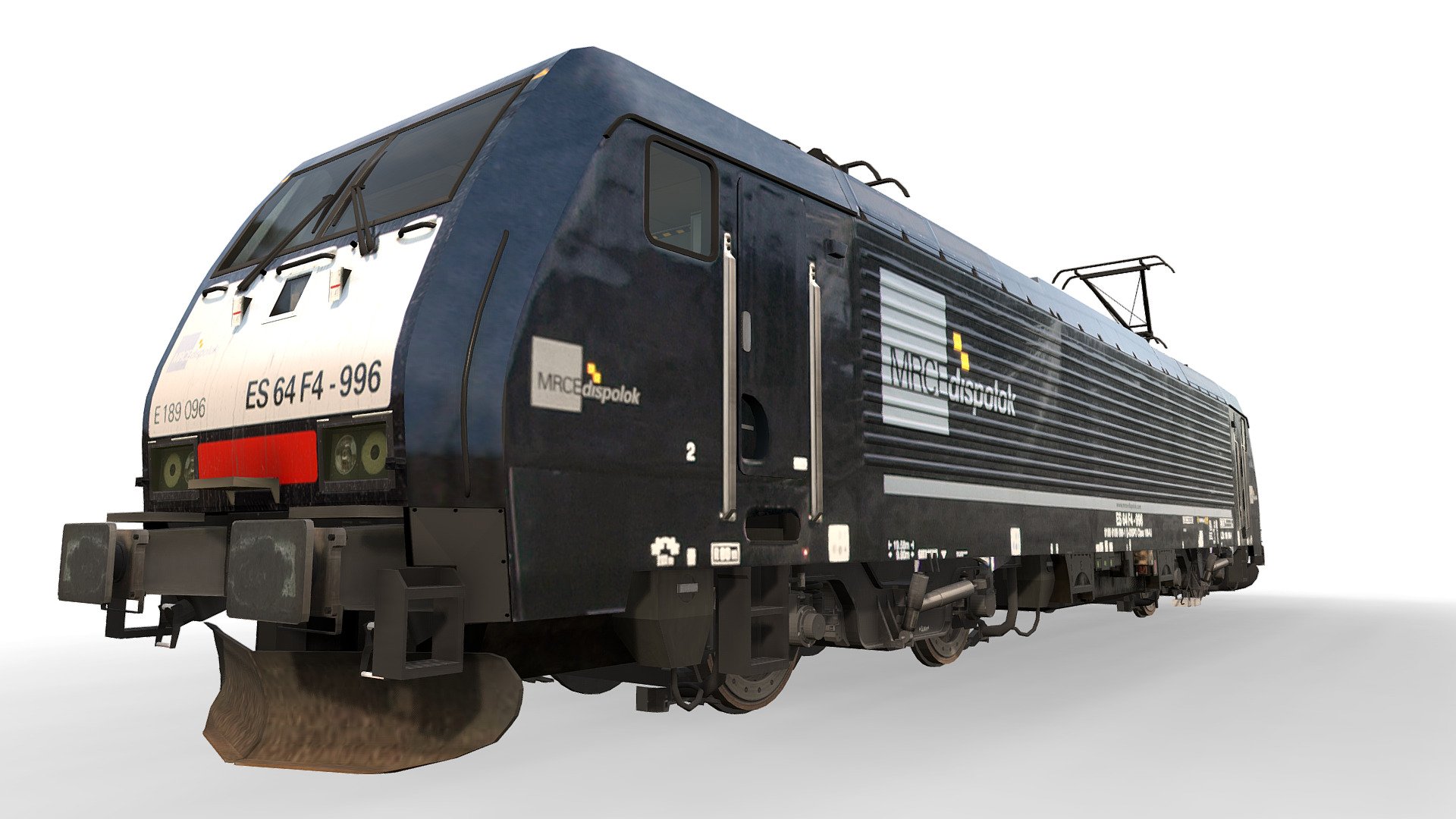 Locomotive Class ES64F4 - 189 096-1 - MRCE - Buy Royalty Free 3D model by cj187 3d model