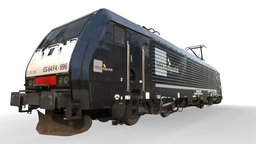 Locomotive Class ES64F4 train, db, railway, lok, br, 189, mrce, es64f4