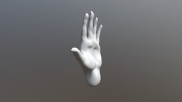 left Hand hand-left-object-model3d-game-model