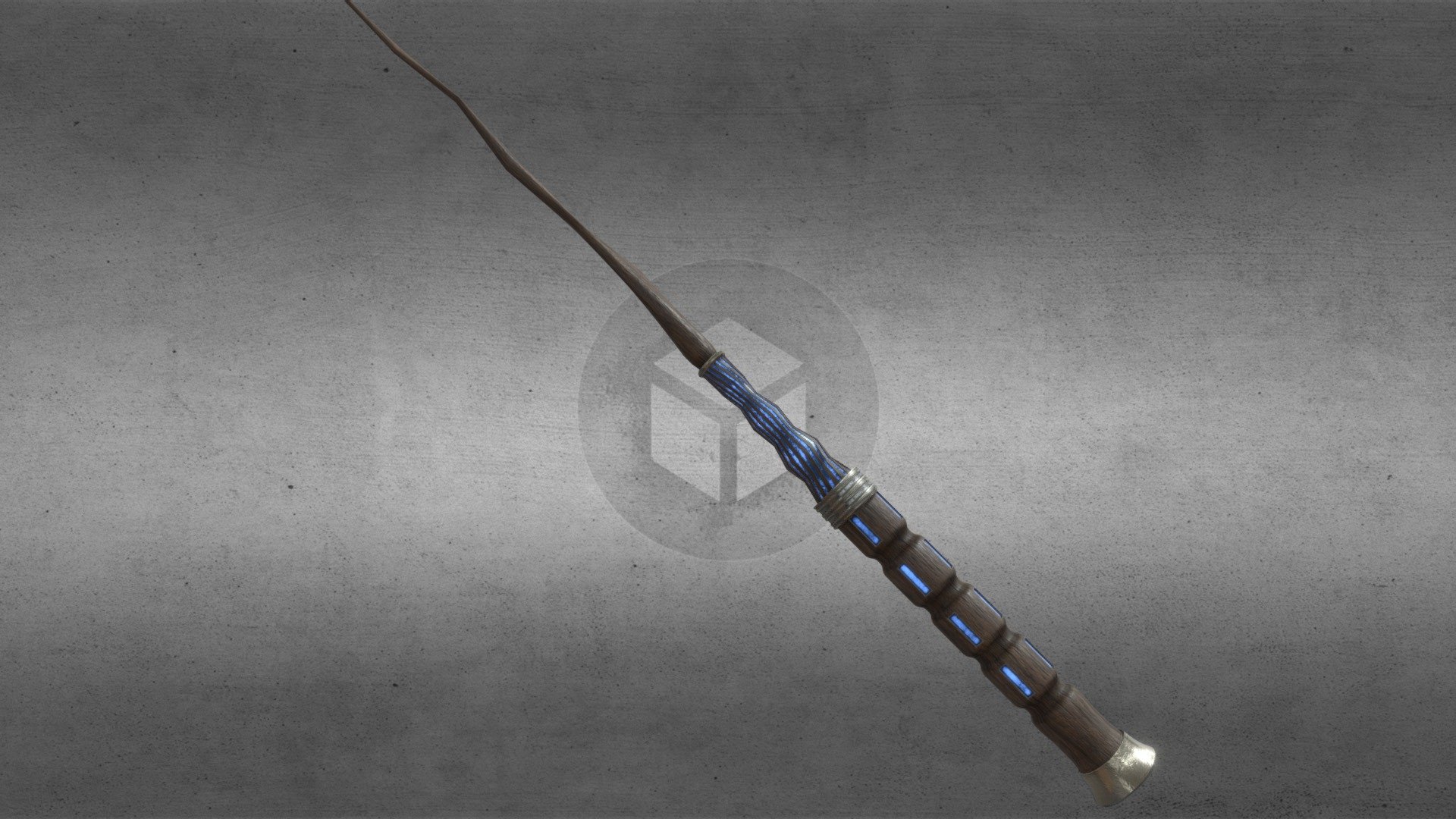 Illusionist's Wand from the game Duellum Medieval Wars - Illusionist's Wand - Buy Royalty Free 3D model by LucasPresoto 3d model