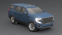 GMC Yukon 2023 Low-poly 3D