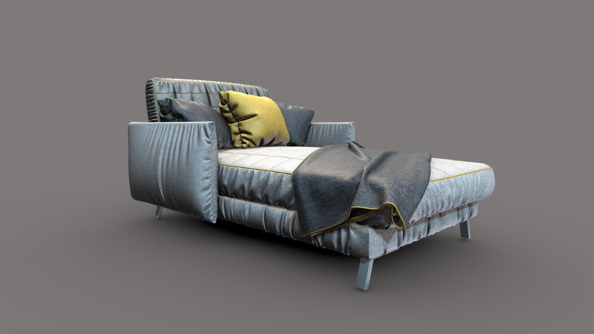 3dsMax  sofa - sofa model - 3D model by bahtiyareyuboglu 3d model