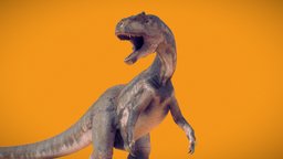 Allosaurus reptile, jurassic, prehistoric, dinosaur