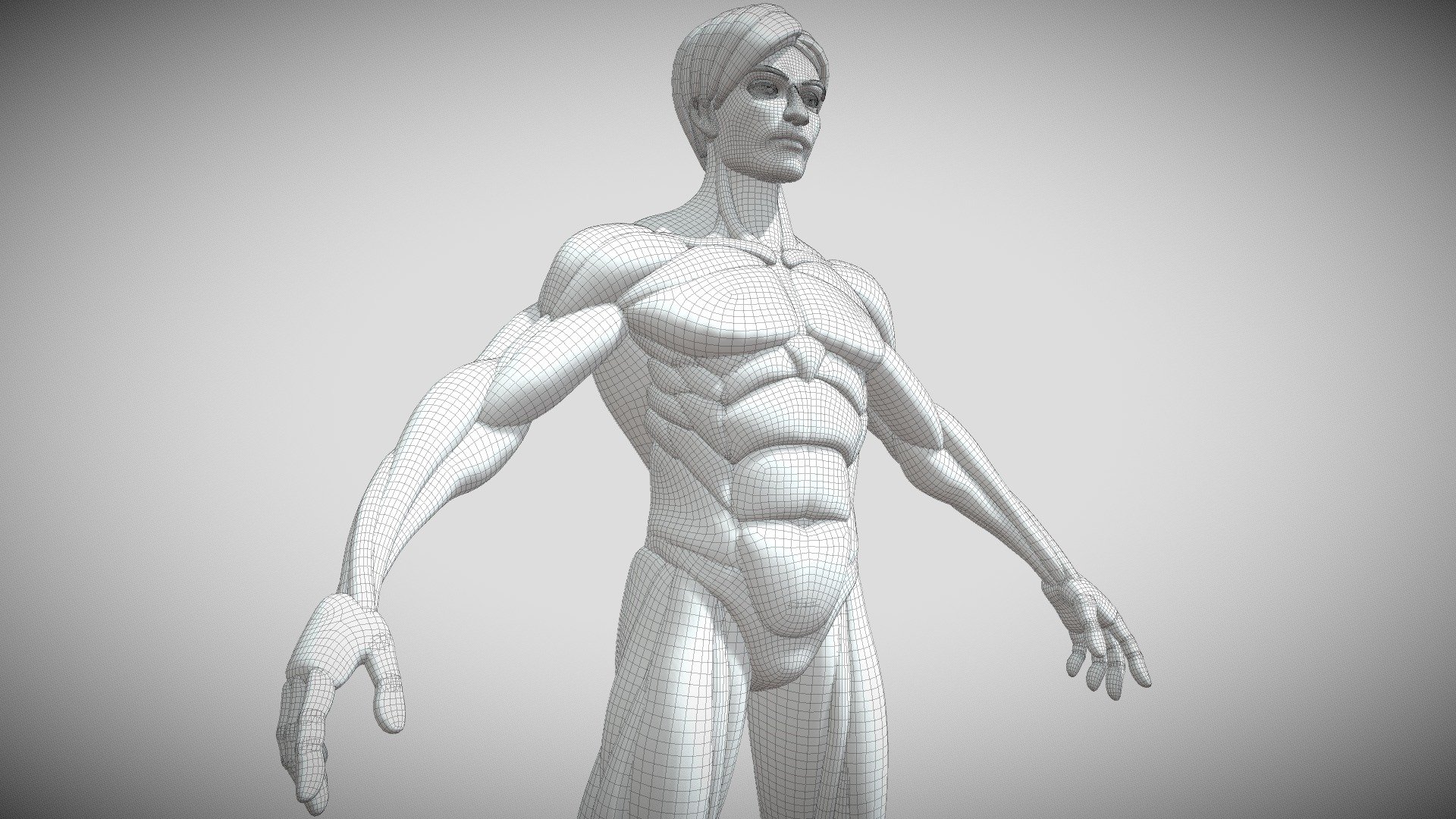 This item includes a low poly version of Cartoon Style Male Base Mesh No.1. For use in anything that you would need a base mesh of a male body for. Both models are poly-grouped and ready for sculpting.
Very fast rendering – Ready for sculpting.
Help increase your productivity! A good base mesh allows you to save time with foundation of any good sculpt, good proportions, clean topology and clean paint weight.




Features:

1 Clean topology lowpoly ZBrush mesh

Exported obj &amp; stl format file

Subdivision ready

Various body styles, standards, obesity, monsters&amp;superheroes

Not Include:

UV Unwrapped

Texture
 - Cartoon Style Male Base Mesh No.1 - 3D model by danielmclogan 3d model