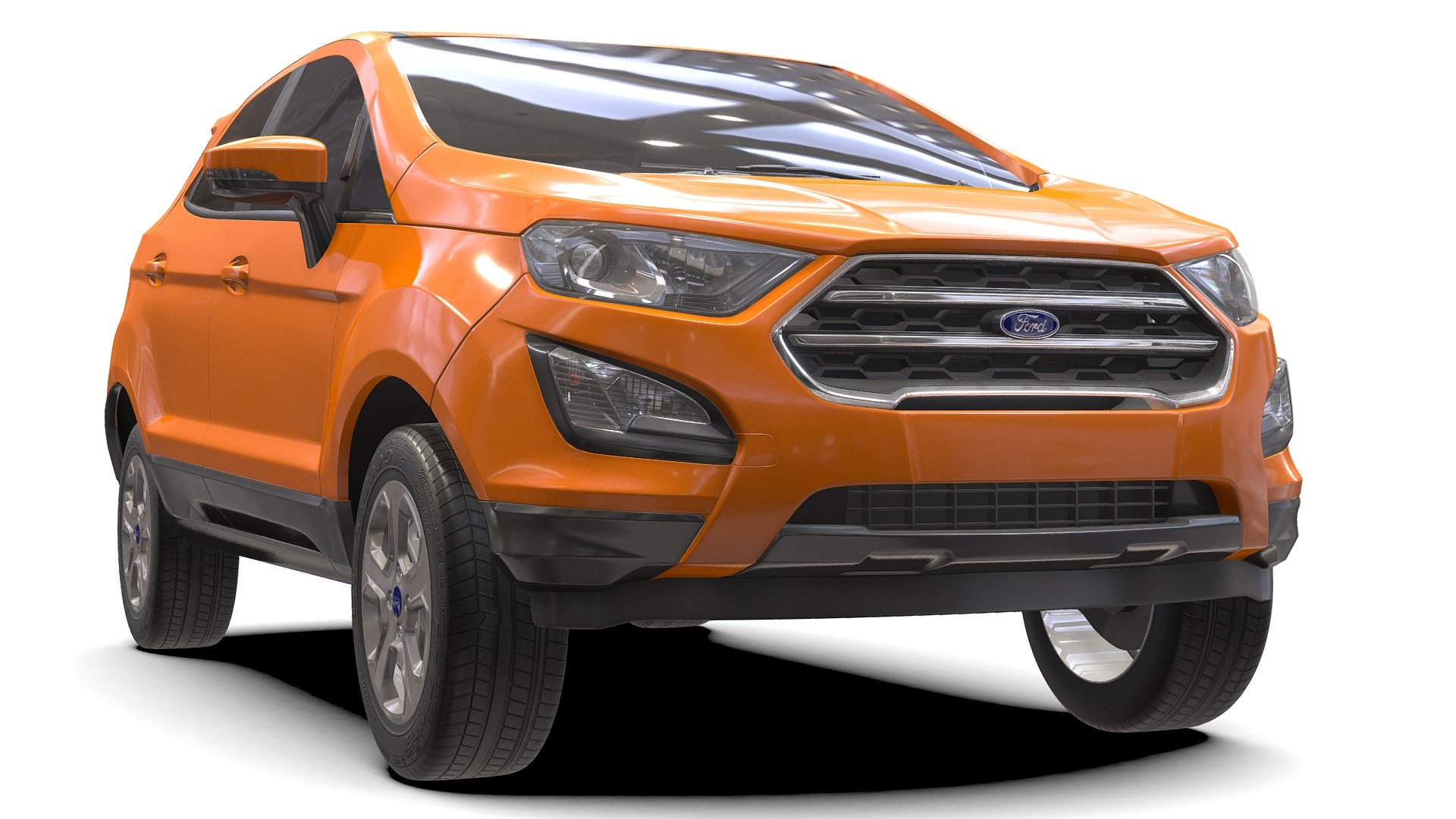 Ford EcoSport Trend 2019 - 3D model by autoactiva 3d model