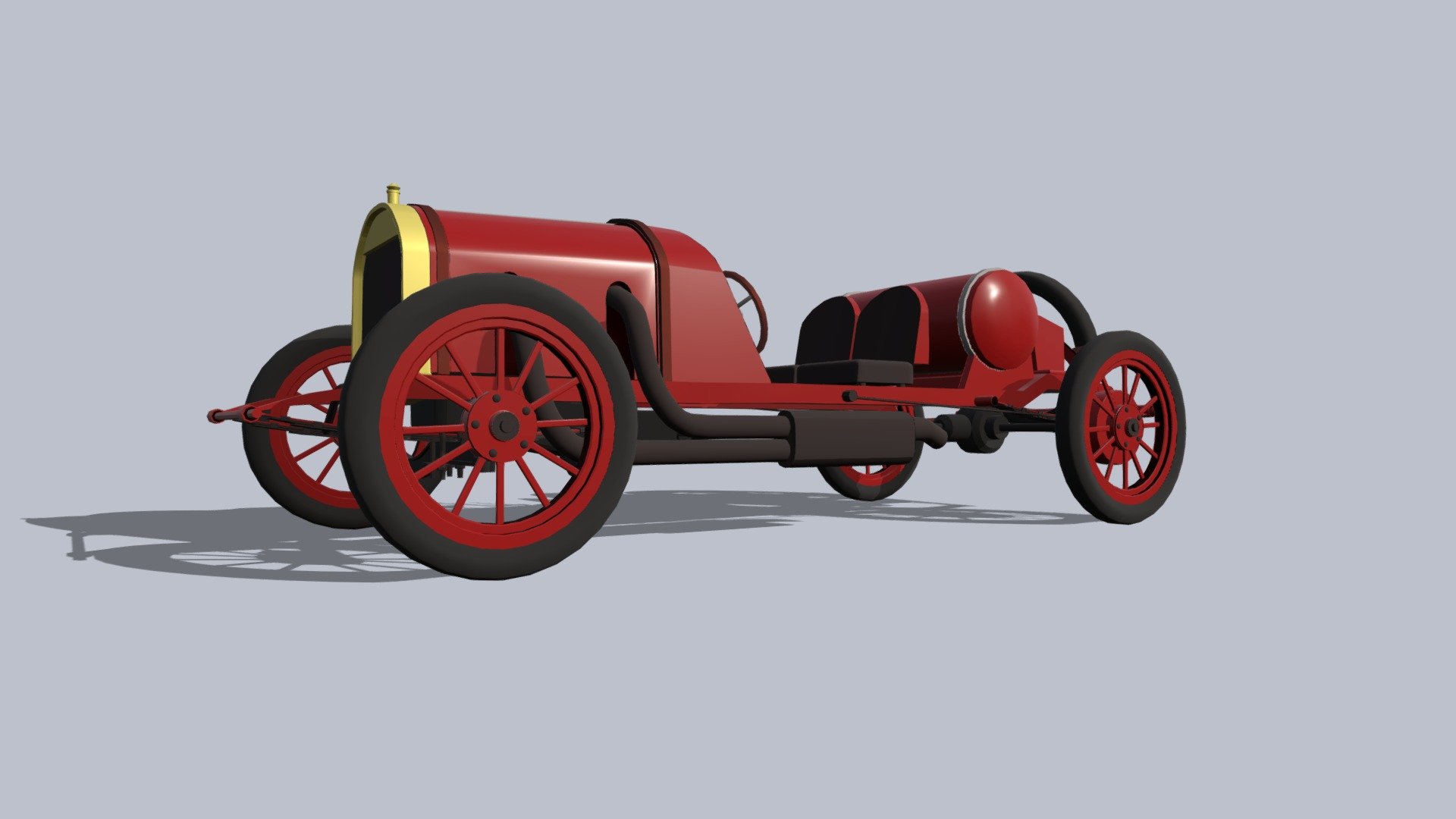 1914 STuTZ Racer - Kurs HW Draft - Download Free 3D model by yu_perevispa 3d model
