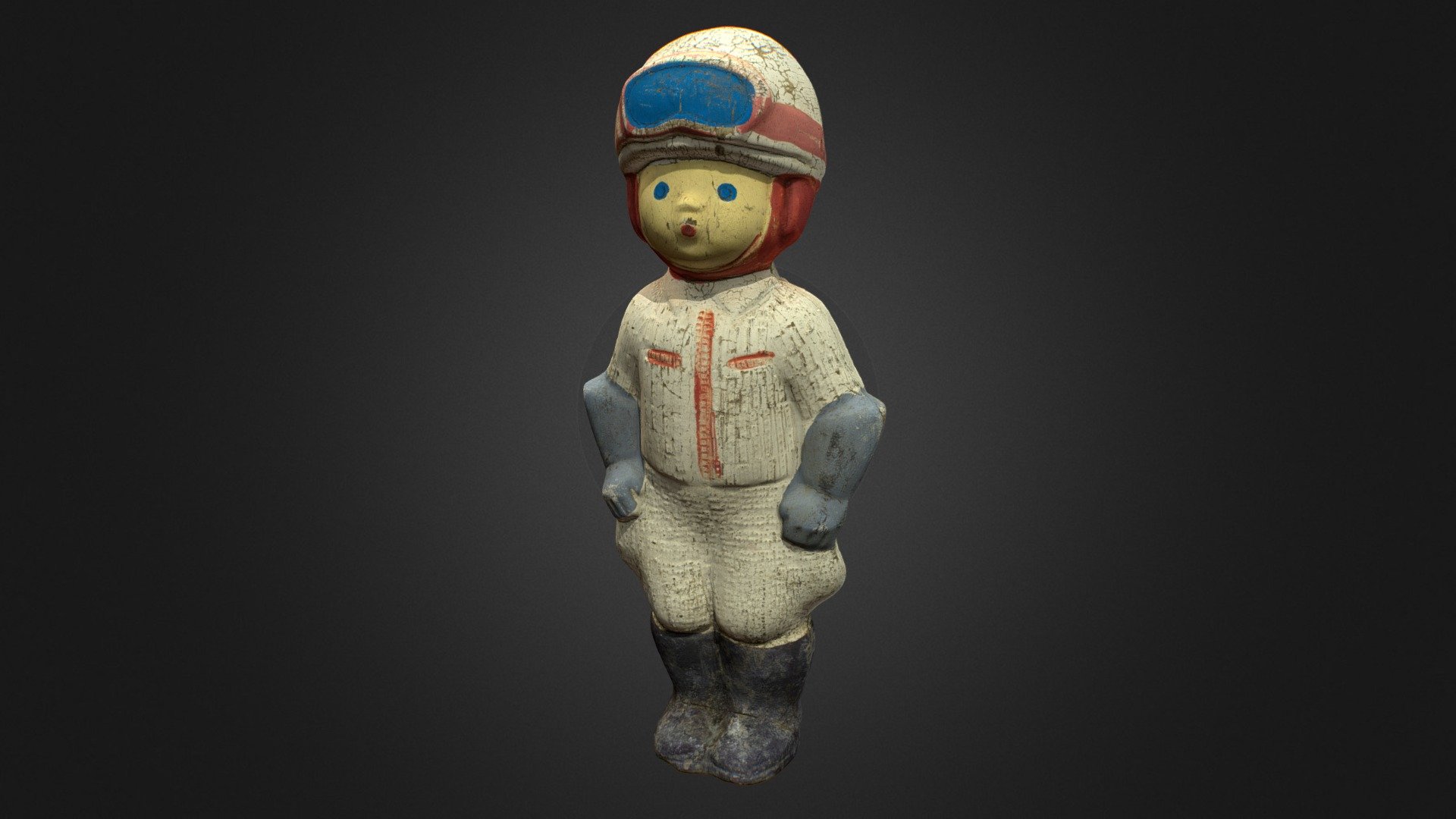 Old USSR Soviet Rubber Toy Motorcyclist Scan High Poly

Including OBJ formats and texture (8192x8192) JPG

Polygons: 100944 Vertices: 50474 - Old USSR Soviet Rubber Toy Motorcyclist - 3D model by Skeptic (@texturus) 3d model