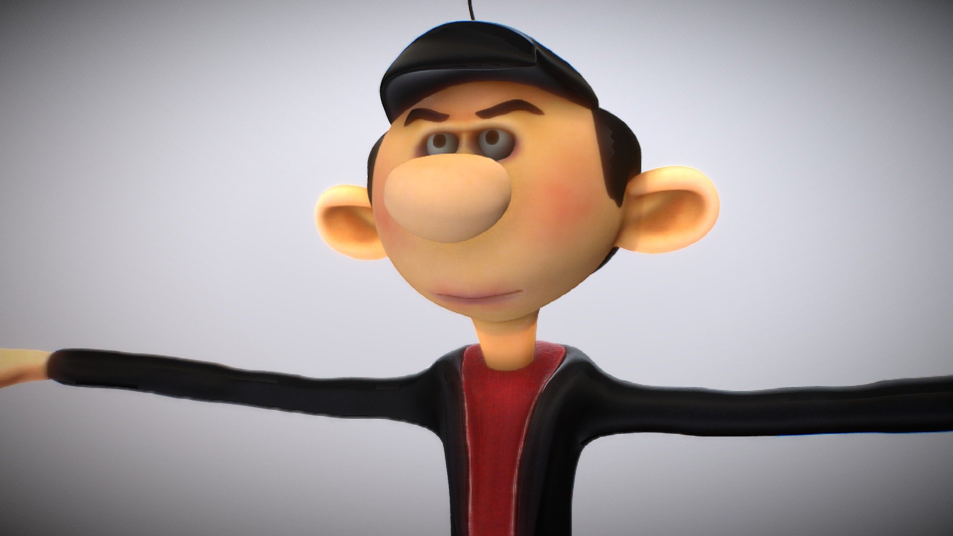 - Cartoon Character - Download Free 3D model by Idmental (@idmental.id) 3d model