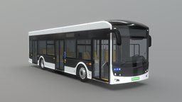 Electric City Bus II Gen [Full Interior] lift, modern, vehicles, transportation, communication, transport, urban, eco, bus, volvo, busstop, high-poly, mercedes, ecological, ecology, solaris, emission, citybus, vehicle, man, car, city, interior, electric, highpoly, electrobus, lowfloor