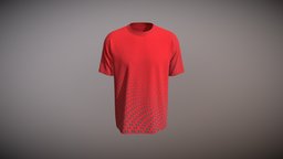 Sporty T- Shirt Design Red Color base, red, toy, textile, fashion, top, tee, regular, t-shirt, sporty, fashiondesign, apparel, tees, fashion-style, digital, 3dfashion, 3dapparel, appareldesign
