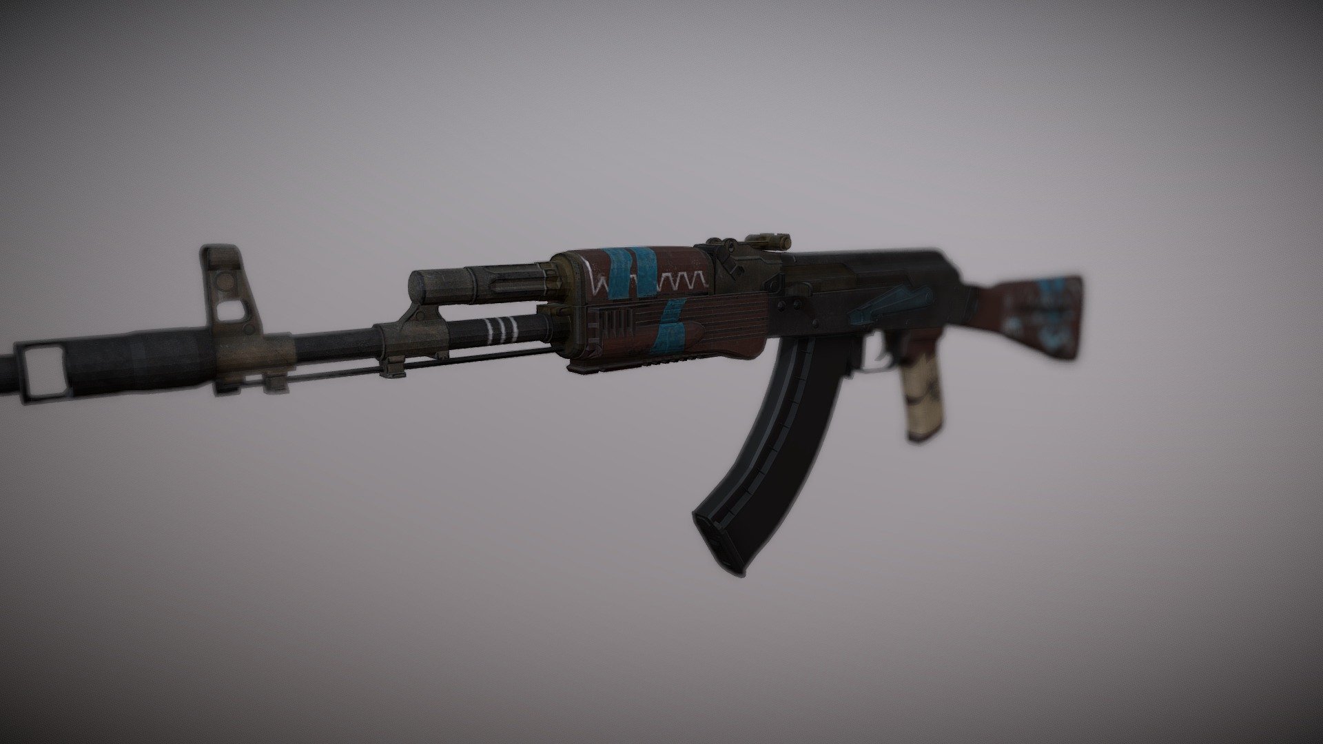 AK-103 |STALCRAFT| - 3D model by Илья Пузырь/MrFend (@MrFend) 3d model