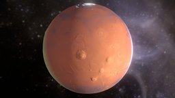 Martian Globe lowpoly
