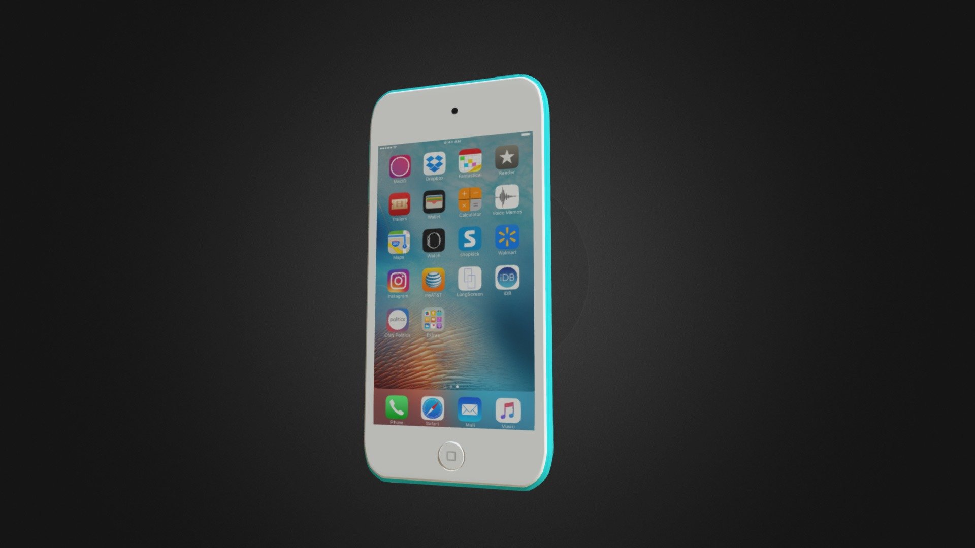 iPod Smooth - 3D model by Wasabee (@tinysnails) 3d model
