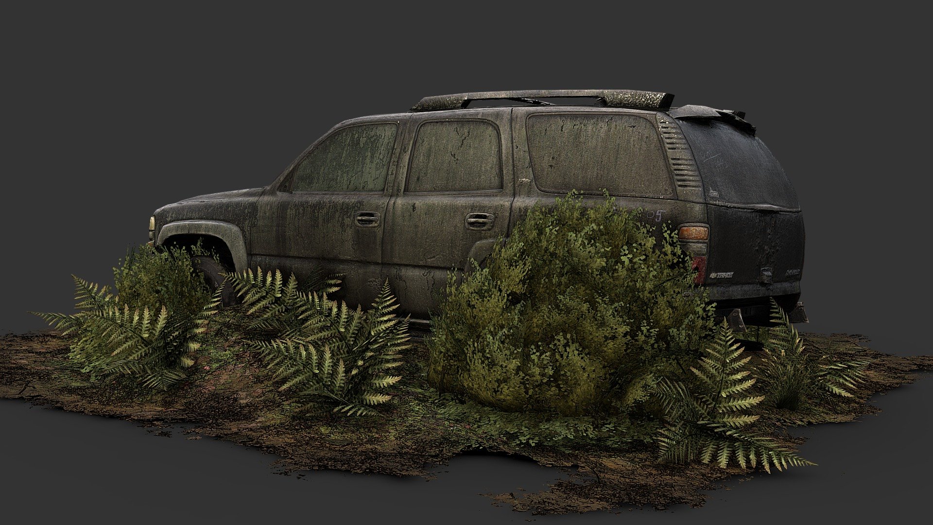 Decided to try and use a 3D scan to make a mini-scene, might do more of these, I feel it came out pretty neat

Made in RealityCapture, Substance Painter, 3DSMax, and Topogun - Overgrown SUV - Buy Royalty Free 3D model by Renafox (@kryik1023) 3d model