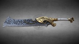 Fantasy Sword II blades, swords, props-assets, sword-weapon, fantasyweapon, bladed-weapon, sword-3d-model, gameart, gameasset, fantasy, gameready, fantasyswords