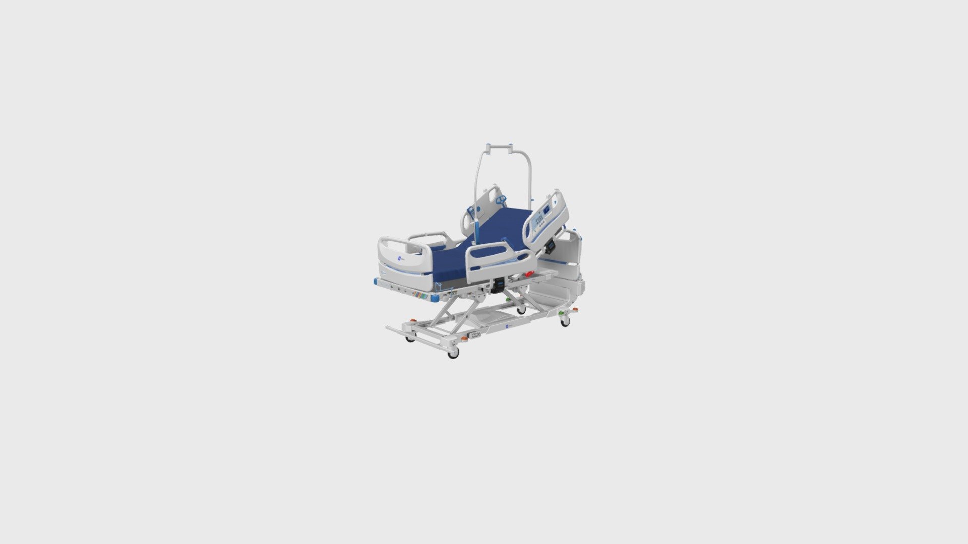 Centrella Bed - AR - 3D model by INDG 3d model