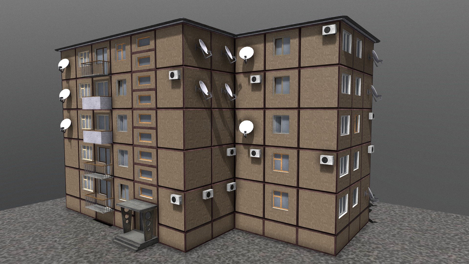 Building Blocks Sample #2 - 3D model by TessaraOxygen (@19vladis97) 3d model