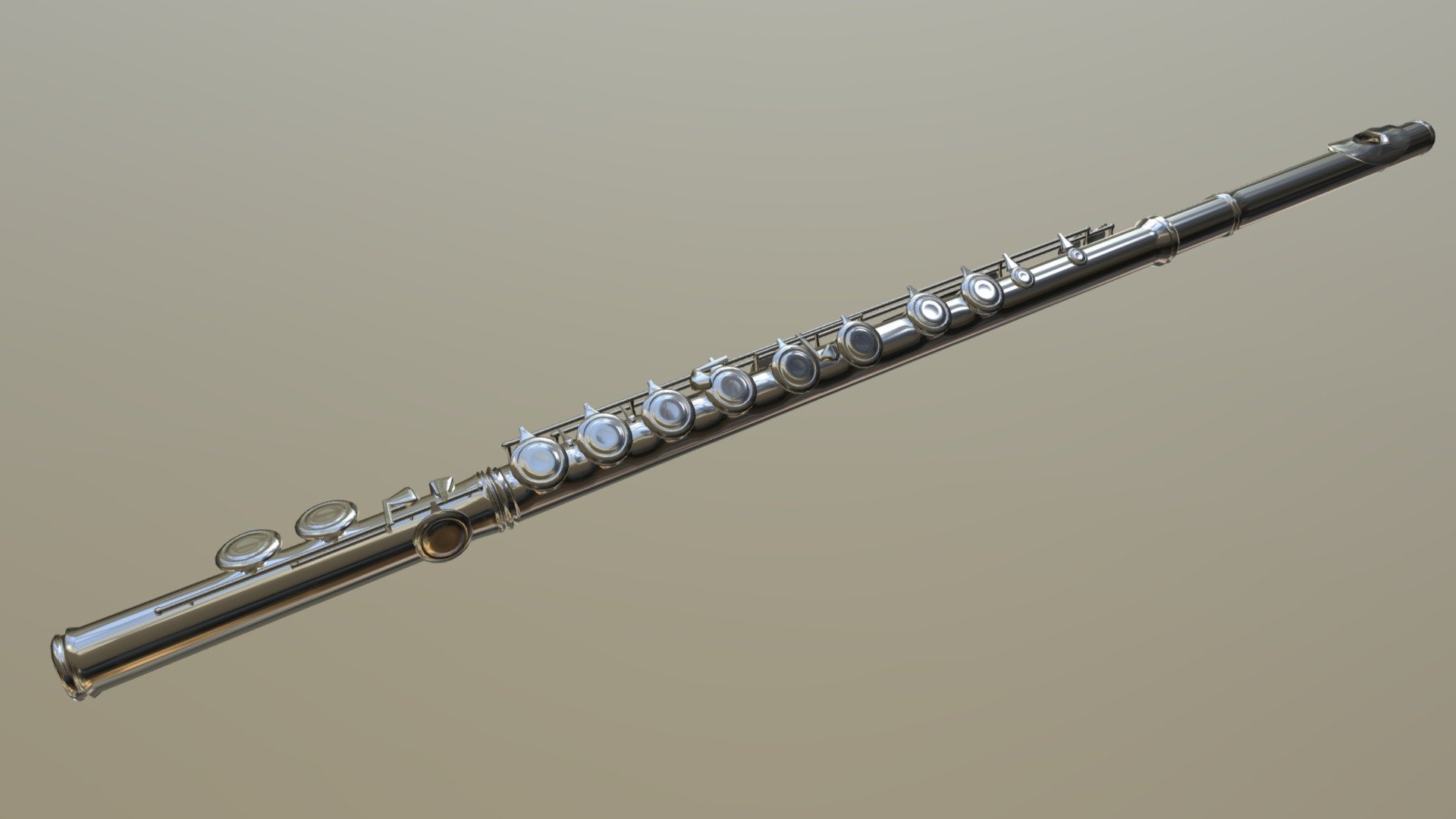 Dug this up from my files, forgot to upload it - Flute - 3D model by Selvyn (@selvynbell) 3d model