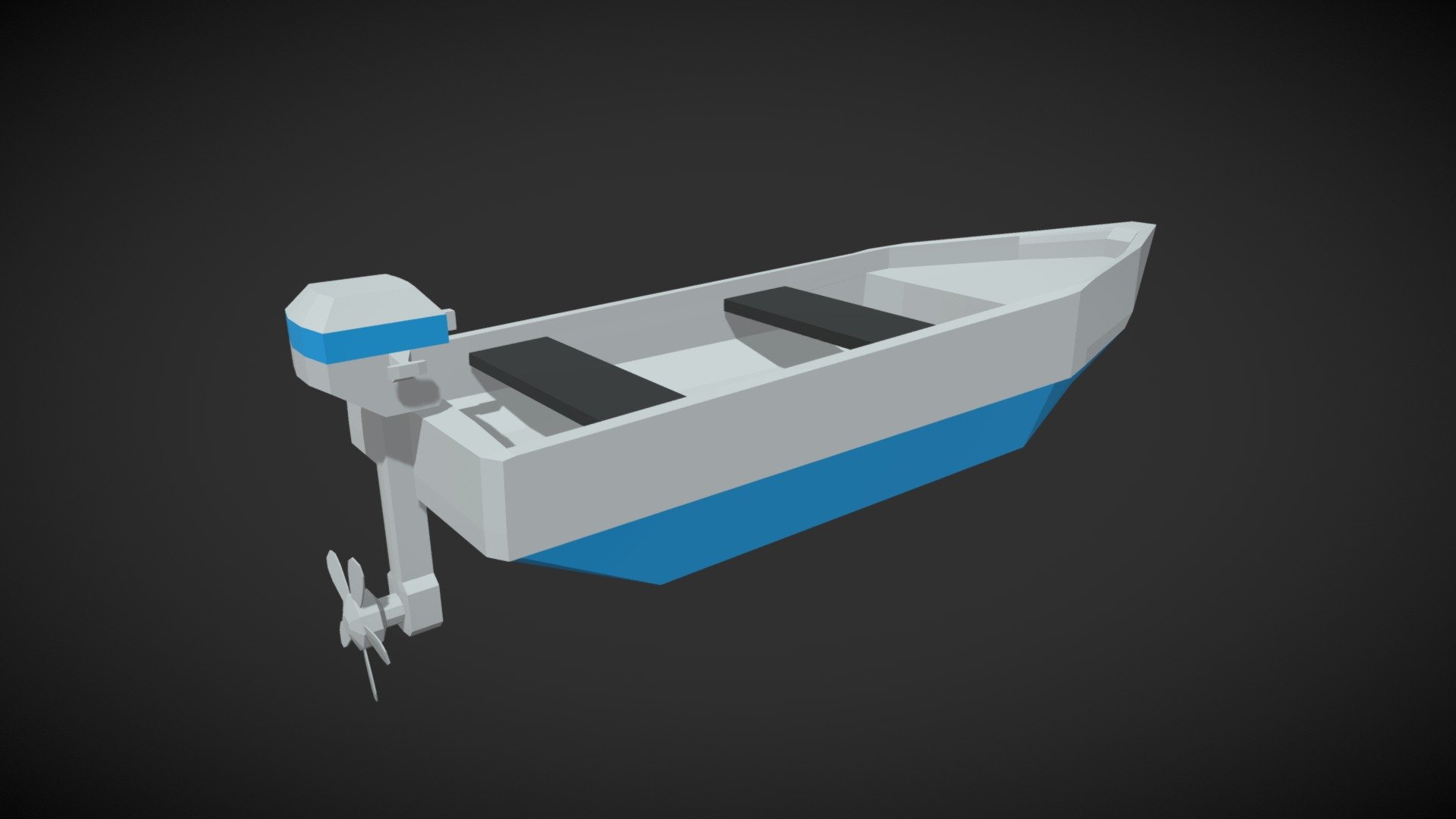This is a simple Lowpoly boat. You could use it for your next game or Video 3d model