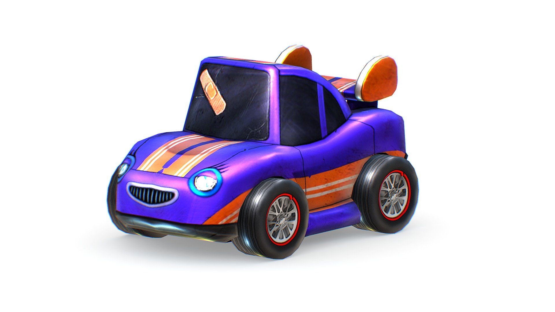 Cartoon Toy AR Racing Car 08 - Cartoon Toy AR Racing Car 08 - Buy Royalty Free 3D model by Oleg Shuldiakov (@olegshuldiakov) 3d model