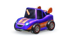 Cartoon Toy AR Racing Car 08