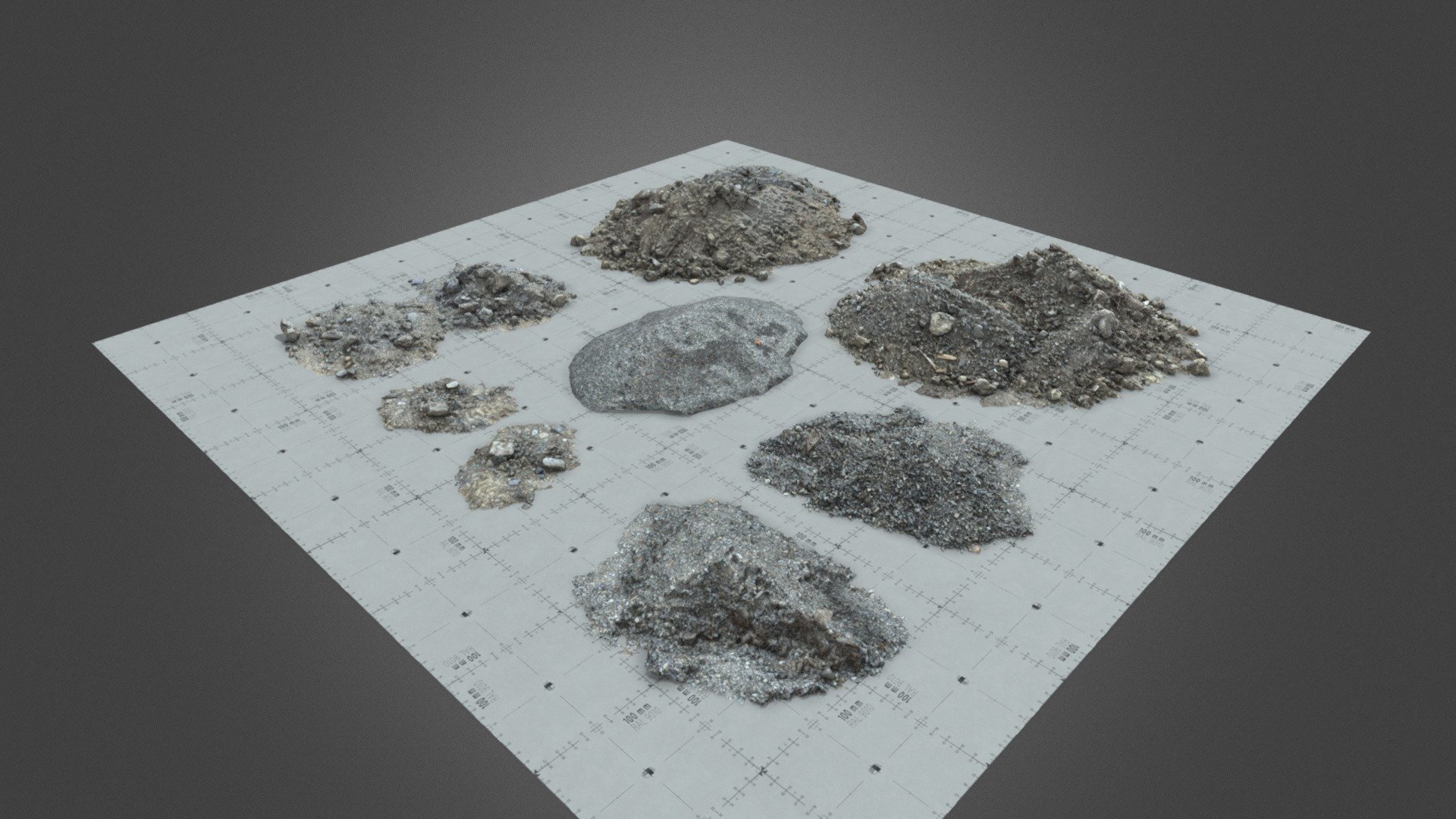 Piles of Debris and Stones
A set of assets that will help you quickly increase attractiveness and easily add details to your scene. Models have been optimized for easy use in all 3D programs and game engines. It includes high-quality, photoscanned models, in various variants, and textures in 4K resolution. Some models available in to variants; low poly and high poly 3d model