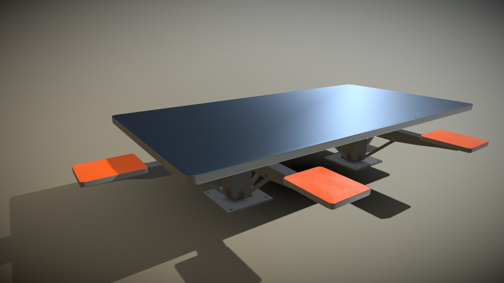 3ds max 2019+substance painter 2. 
Nothing fancy, just a dining table 3d model