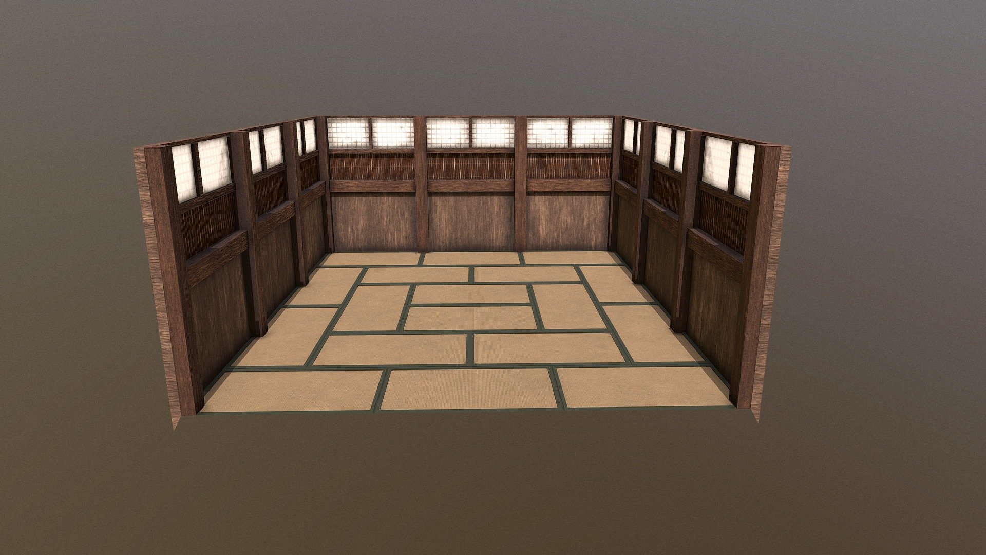 Japanese Traditional Room - Japanese Traditional Room - Buy Royalty Free 3D model by Handrews3D 3d model