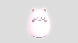 UwU Cat Night Light lamp, cat, cute, kitty, night, pink, pastel, emmisive, uwu, light
