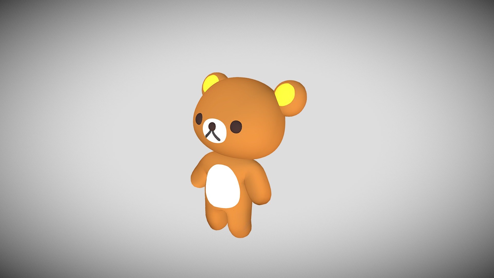 It's just a cute - Rilakkuma bear - 3D model by vitascky 3d model