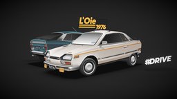 #DRIVE citroen, french, drive, goose, game, vehicle, lowpoly, car, stylized, loie, citroen-gs