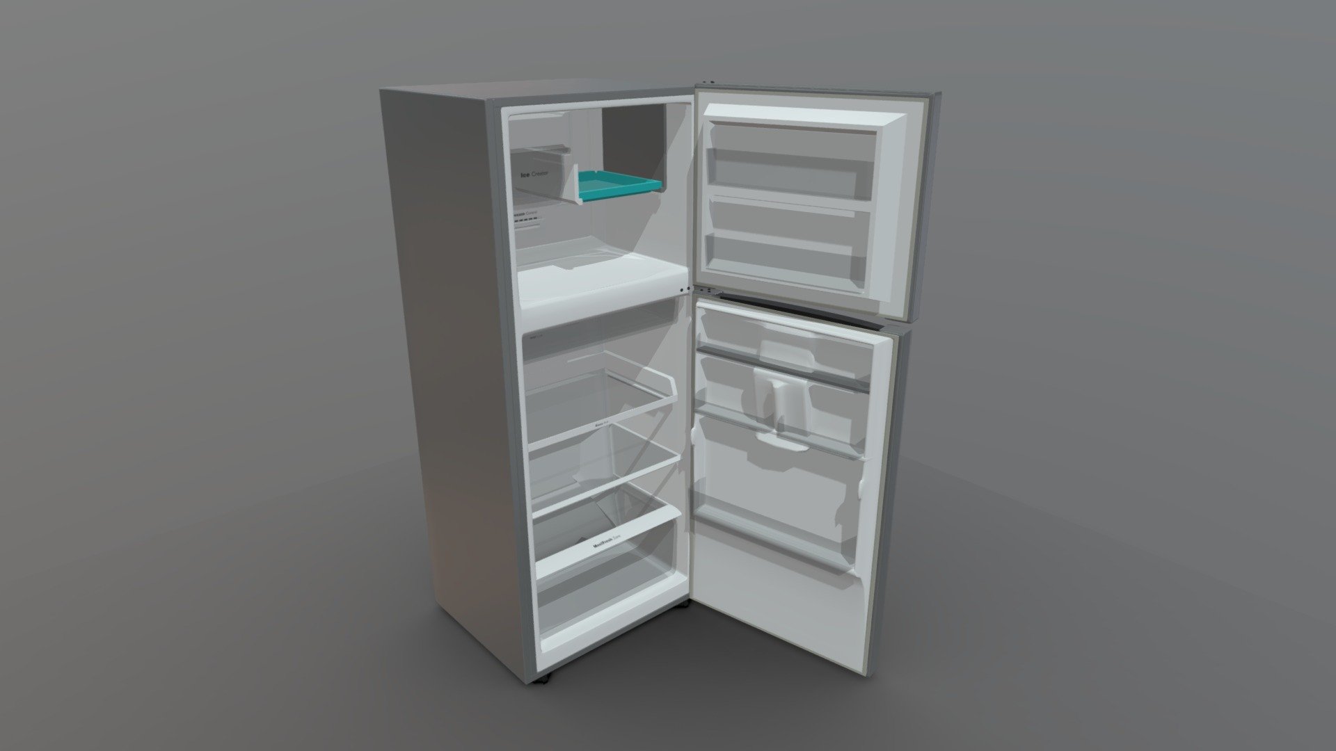 Model created based on a real refrigerator
With interior and details on back - Samsang refrigerator - 3D model by GiovanniDi-Bella 3d model
