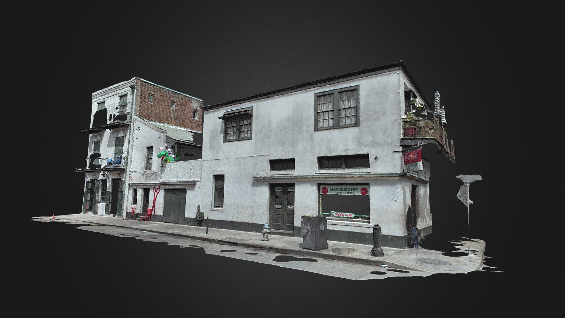 Clover Grill. New Orleans 3d model