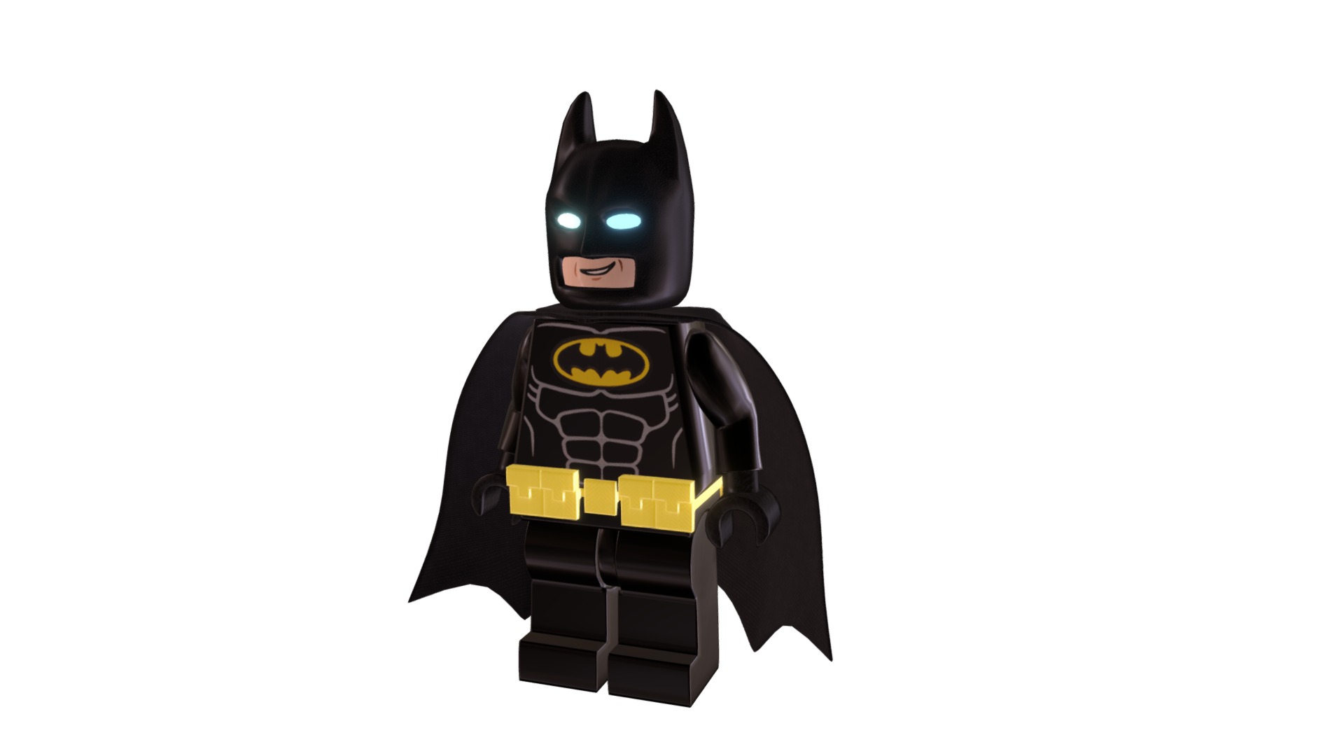 The one and only Lego Batman;-) made in Blender - Lego Batman - 3D model by sorenfroststaal 3d model