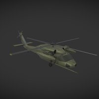 MH-60 Blackhawk mapping, modeling, texturing