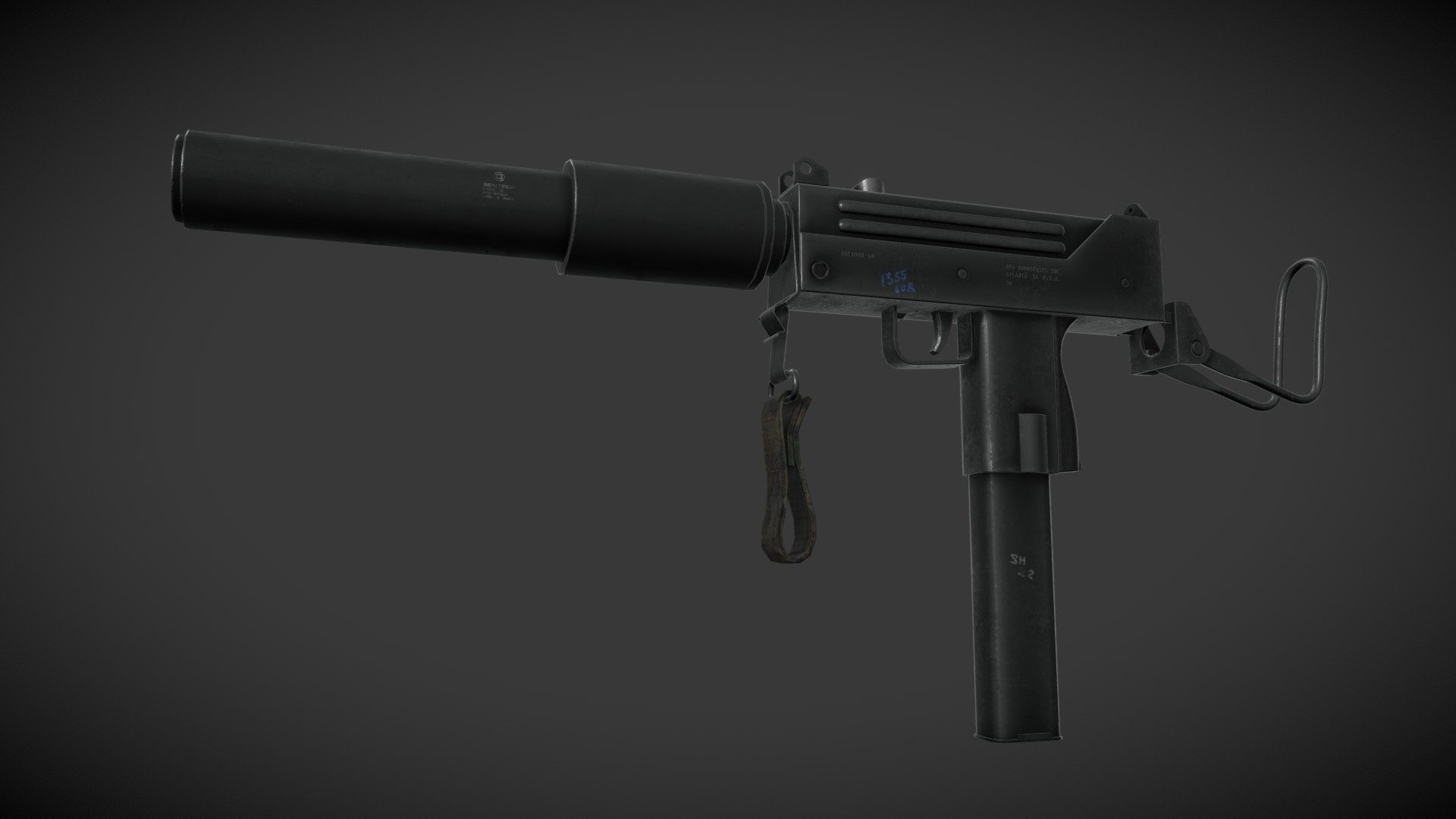 The Ingram MAC-10 SMG I made as practice, I'm very proud of this one so far. Hope you like it! - Ingram MAC-10 - 3D model by dinhsinhhung2210 3d model