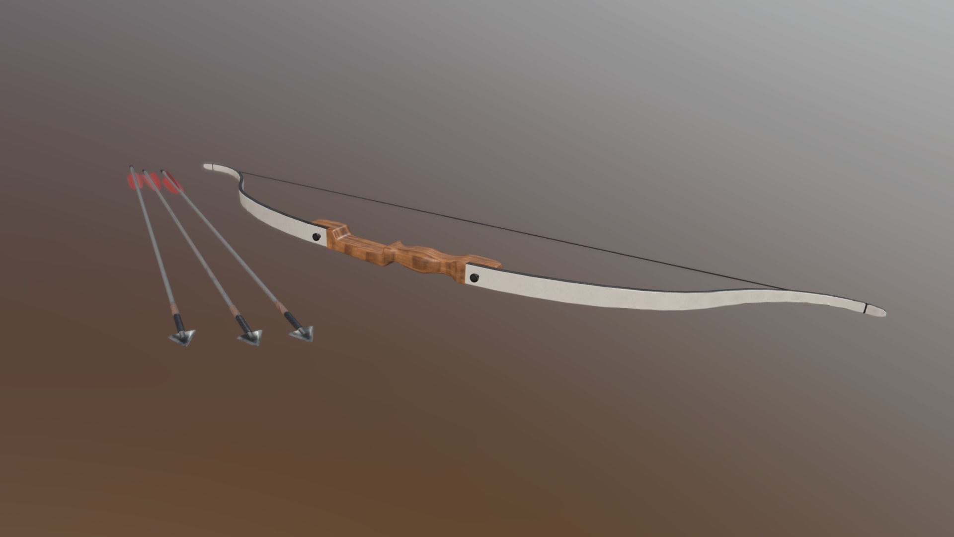 Recurve bow with improvised broadhead arrows.

Mod made for Left 4 Dead 2

Workshop page:
http://steamcommunity.com/sharedfiles/filedetails/?id=1077649911 - Recurve Bow - Download Free 3D model by Rectus 3d model