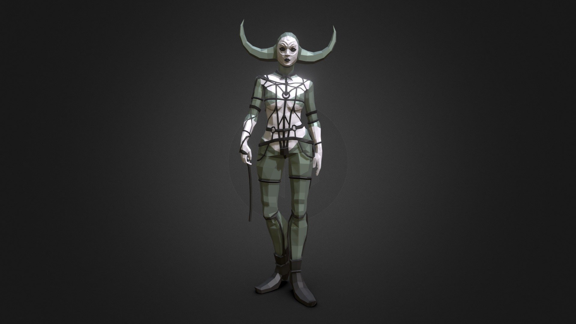 Finally getting started with my Rebel Moon models, since the first nearly-full look at a character has been revealed. This series will continue, but it starts here with this unnamed alien, portrayed by Jordan Coleman 3d model